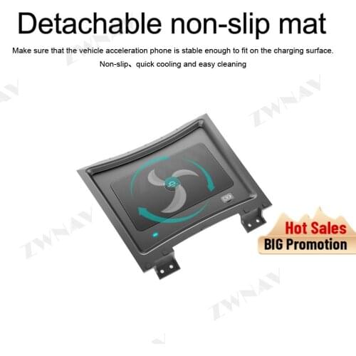 QI Car fast wireless charger for Nissan Qashqai 2017 Nissan X-Trail 2.0L 2017 infrared Fast Wireless Charging Car Phone Holder