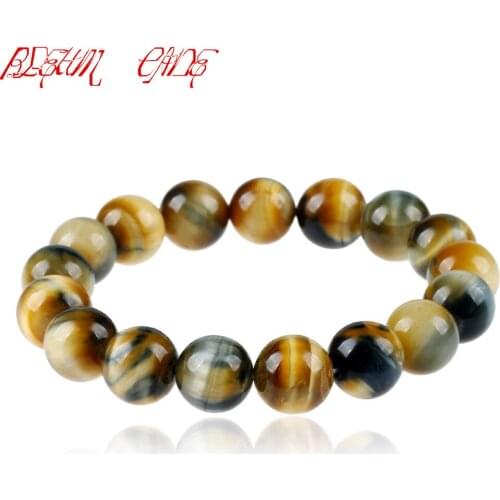 Punk Dream Tiger-eye Stone Beads Handmade women Bracelet Fine Jewelry For Men and Women