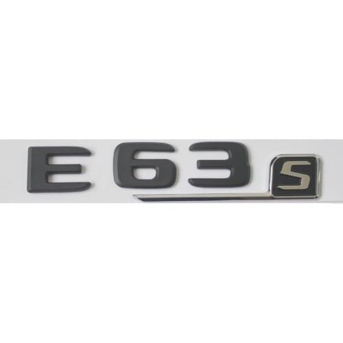 Black Letters E63s Trunk Emblem Badges Emblems for Mercedes E63 2017