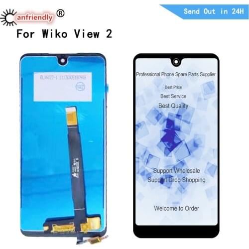 LCD Display For Wiko View2 LCD display Touch panel Screen sensor monitor Digitizer assembly For Wiko View 2 lcds replace