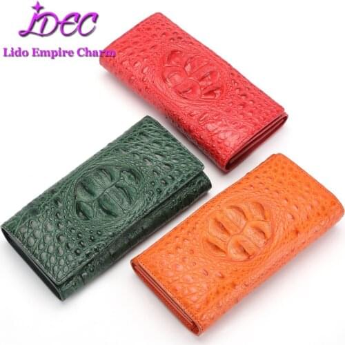 Elegant fashion clutch for women 2020 genuine crocodile skin wallet