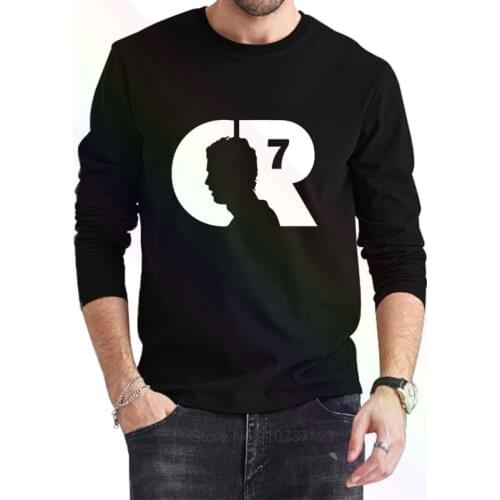 World Cup Cristiano Ronaldo Barcelona Logo T-Shirt 2021 Newest Summer Mens Long Sleeve Popular Tees Shirt Tops Novel Unisex