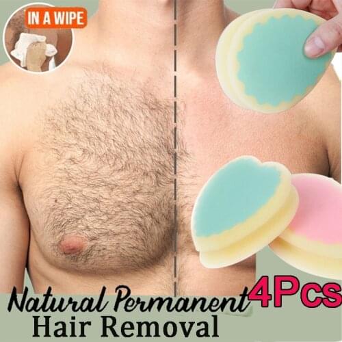 1/4pcs Effective Hair Removal Depilation Sponge Hair Hair Painless Tool Epilator Pad Remover Cream Removal Depilation Tools