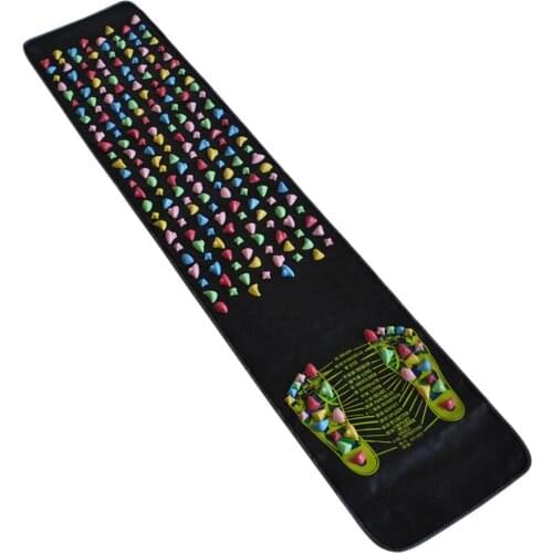 Chinese Acupuncture Foot Massage Step Imitation Pebbles Stone Road Foot Massage Cushion Body Circulation