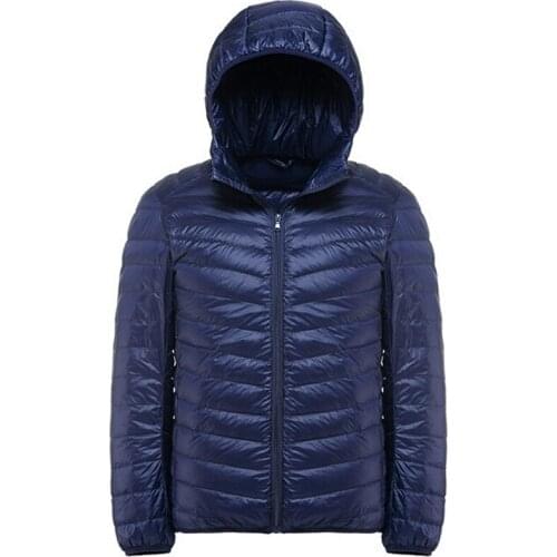 Mens Jackets And Coats Jaqueta Masculino Ultralight Hooded Jacket Men Outwear Warm Down Parka Lightweight Casual Hooded Coats
