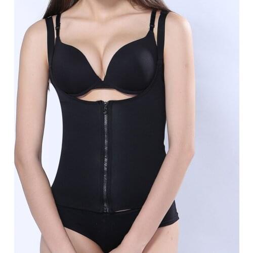 Sweat Waist Vest Trainer Belt Body Shaper Abdominal Trimmer Corset Fat Burning Outdoor Sports Girdle Belly Control Shapewear Top