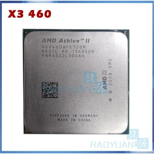 AMD Athlon II X3 460 X3-460 3.4GHz Triple-Core CPU Processor ADX460WFK32GM Socket AM3 938PIN