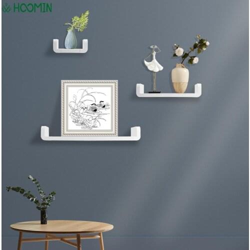 Self-Adhesive White Wall-Mounted Kitchen Seasoning Debris Rack Shampoo Bath Shower Rack Storage Shelf