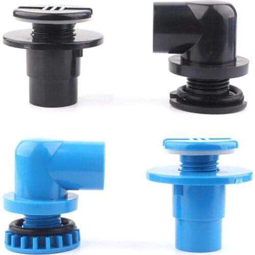 1pc PVC 20mm 25mm Fish Tank Connector Aquarium Elbow Straight Joint Water Tank Drainage Aquarium Water Inlet Outlet