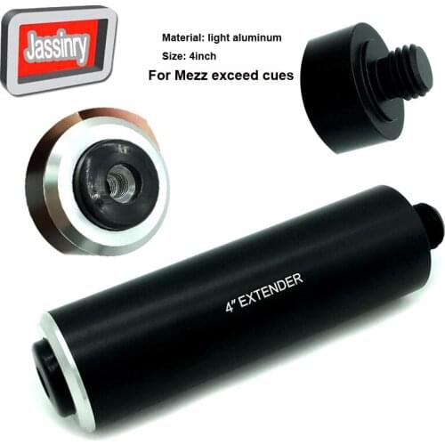 Black Billiard cue extenders free shipping light aluminum cue Exceed for Mezz 4inch Pool cue extensions Billiards suppliers