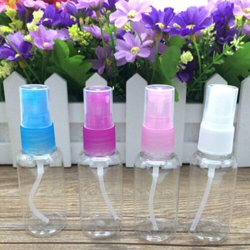 1PCS 30ml Outdoor Travel Spray Bottle Transparent Plastic Perfume Atomizer MIni Empty Spray Refillable Bottle Container #391
