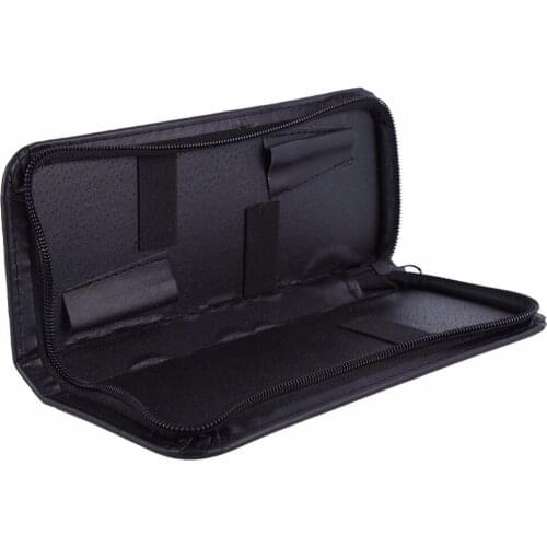 1Pcs Thinning Shears Comb Storage Box Empty PU Black Hairdressing Scissor Case Zipper Pouch Bag Tool Professional High Quality