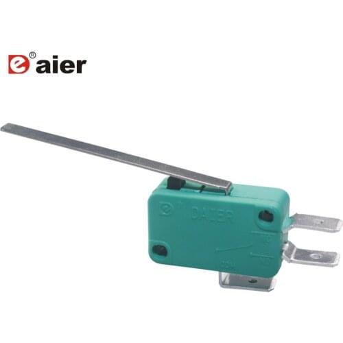 100PCS KW1-103-4 16A Long Lever Medium Micro Switch With Quick-connect Terminals SPDT