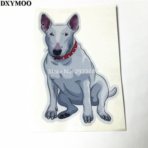 3 sizes Animal Pattern Cute Pet Dog Bull Terrier Car Sticker Window Motorcycle Laptop Decal Vinyl Tape 3M H3510
