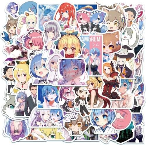 50 Pieces Of Zero-based World Life Remla Suitcase Special Stickers Mobile Computer Laptop Cartoon Daily Comic Graffiti Stickers