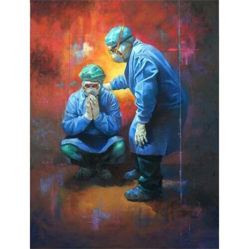 New 5D diamond painting doctor nurse cross stitch kit hand inlaid art DIY diamond embroidery mosaic home decoration gift BY1360