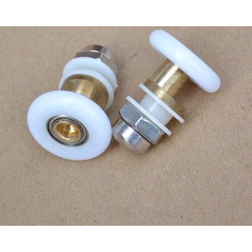 Free shipping 27mm eccentric wheel Shower room pulley bathroom shower sliding glass door roller household repari hardware part