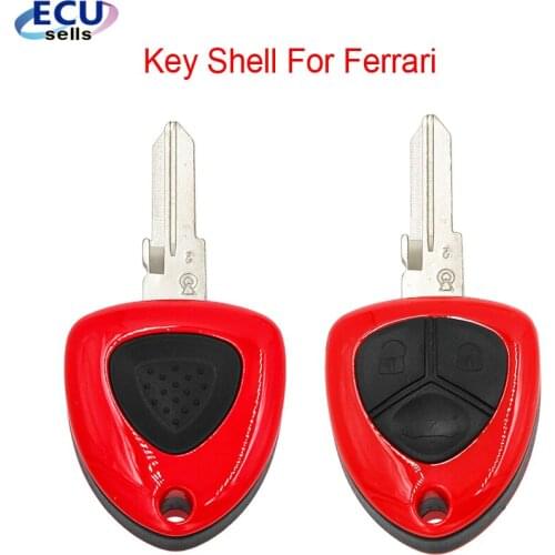 1 Button /3 Button Uncut Blank Blade Smart Remote Key Cover Case Replacement Fob Shell For Ferrari 458 F430 612