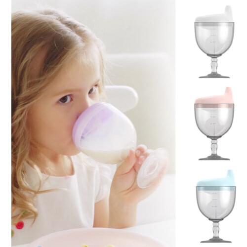 150ML Baby Goblet Water Bottle Infant Cups With Duckbill Mouth Shape For Feeding Baby Training
