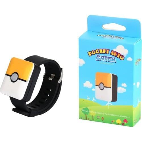 For Android IOS Auto Catch Bracelet for Pokemon Go Plus Bluetooth Rechargeable Square Bracelet Wristband