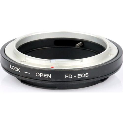 FD-EOS Ring Adapter Camera Lens Adapter FD Lens to EF for EOS 450D 5D 550D 700D Mount No Glass for Canon EOS Mount