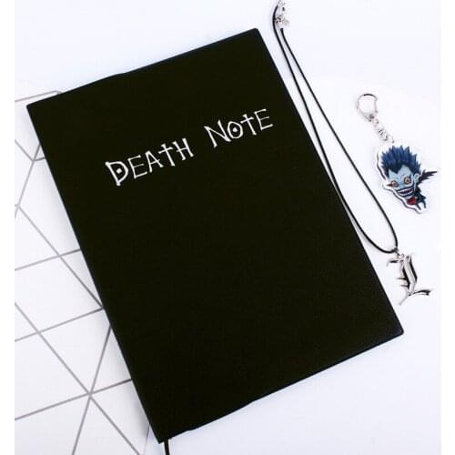 Pu imitation leather Notebook Diary Schedule Schedule Binder cool School Supplies pocketbook Anime Death Note with Bookmarks