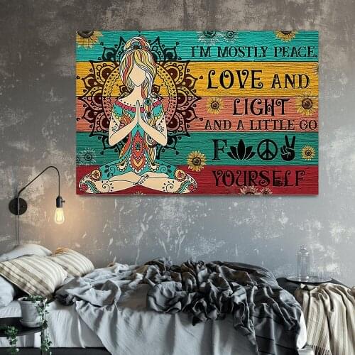 Canvas Painting Graffiti Art Woman Hands Together Wall Art Poster For Living Room Decoration Canvas Print Painting Home Decor