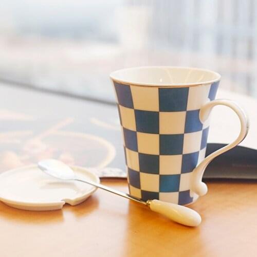 European Style Bone China Coffee mug High Grade Bone China Afternoon Tea Cups Ceramic Mug for Coffee Gift Box Free Shipping