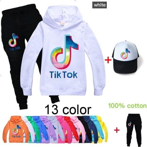 Spring Autumn suit childrens Fashion Letter Hoodie + Pants + Hat 3piece Suit Boys Clothing Set Teenager Clothing Set 2-16Year