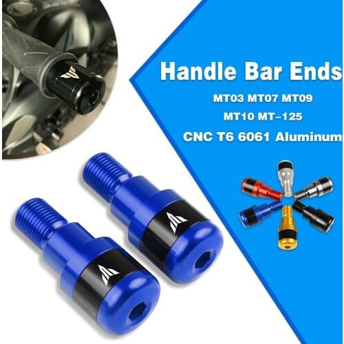 Motorcycle Handlebar Grips Caps Ends For YAMAHA mt07 mt09 mt10 MT07 MT-09 FZ09 2014-2017 2018 2019 MT10 mt-10 mt03 XSR700 XSR900