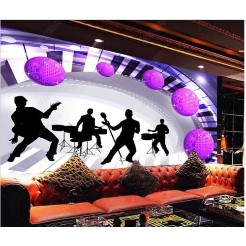 Custom photo wallpaper for walls 3 d murals Modern bar KTV tooling background wall papers for livingroomdecoration