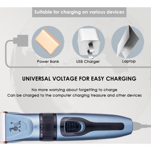 ProfessionalPet Dog Hair Trimmer Animal Grooming Clippers Cutter Machine Shaver Electric Scissor Rechargeable Clipper Haircut