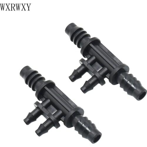 Garden hose tee barb 8/11 to the 1/4" 4/7 hose connector 4-way garden irrigation water splitter 3/8" 80PCS