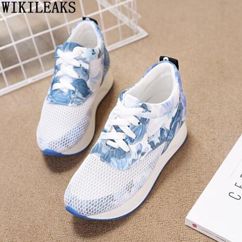 Height Increasing Shoes Woman Vulcanize Shoes Platforms Woman Shoes 2021 Luxury Brand Wedge Sneakers Zapatillas Mujer Chaussure