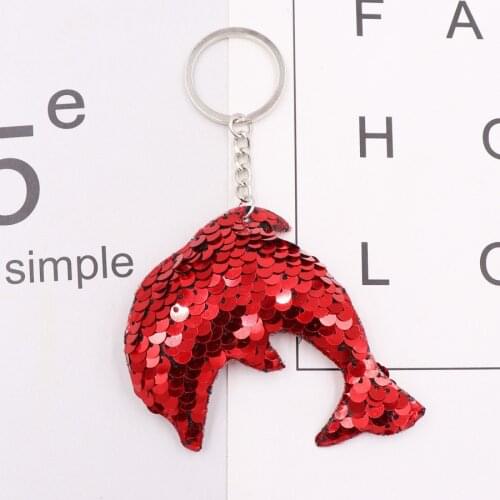 1PCS Cute Cat Keychain Glitter Pompon Sequins Key Ring Gifts Women Decorative Charms Car Bag Accessories Key Chain