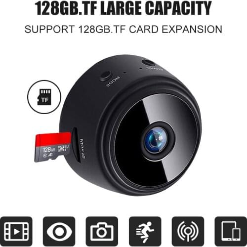 1080P Wifi Mini Camera Home Security CCTV P2P Camera Night Vision Wireless Surveillance Monitor Security Camer(NO TF Card