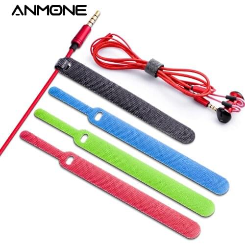 20Pcs USB Cable Winder Organizer Home Harness Finishing Fixed Cables Computer Power Wire Tie Cable Earphone Management Protector