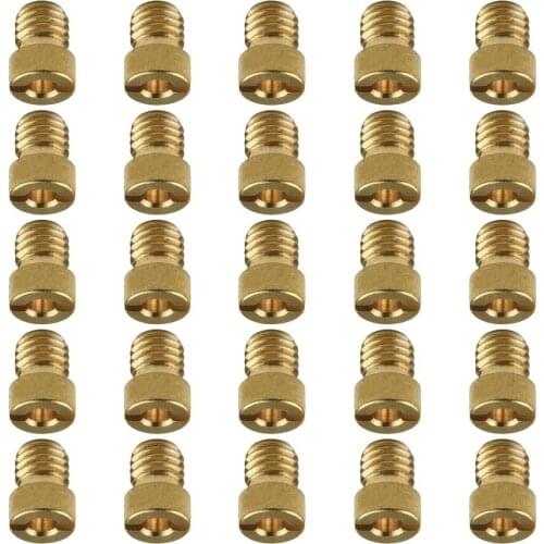 25pcs 5mm Main Jet 55-115 M5 For Dellorto Carburetor Vergaser SHA SHBC SHB Car And Motorcycle Accessories