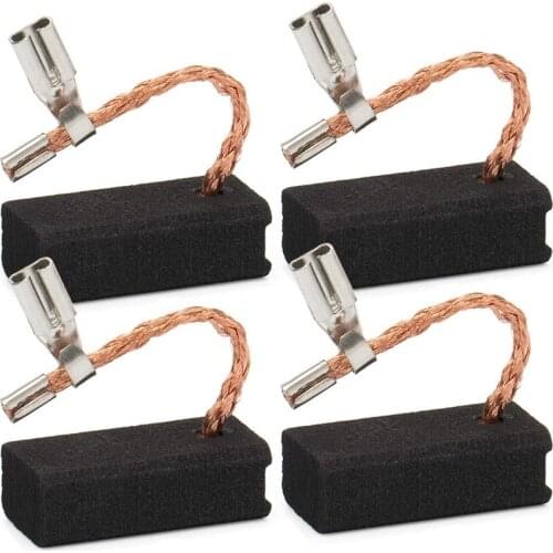4PCS Carbon Brush Compatible for Dewalt DWP611 Porter Cable 450 Router, Replacement for DWP611PK, A27343 (6X9X19.5 mm)