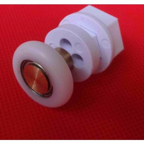 8pcs Door Rollers Home Bottom Top Shower Door Rollers/Runners/Wheels Replacement Single Wheel for Shower Enclosures Cabins
