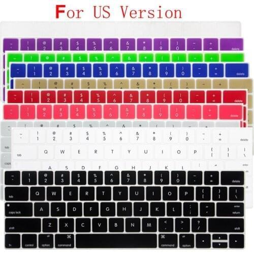 US Version For MacBook Pro 15" Inch A1707 A1990 Keyboard Cover Protector skin