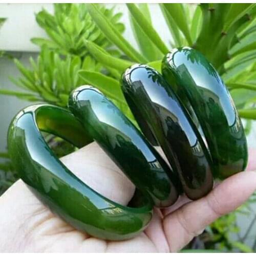 Free Shipping Green and Natural Brazil Agate BraceletJewelry Gift Jade Bangle For Women