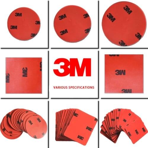 3m double-sided tape for automobile household small round stickers, high viscosity, no trace, high temperature resistance