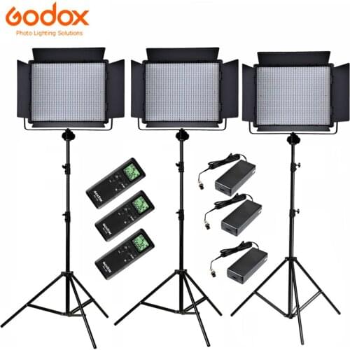Godox LED1000Bi II Bi-Color/ LED1000D II 5600K DMX Remote Control 1000 LED Video Light Continuous Lighting 2.8m Photo Studio