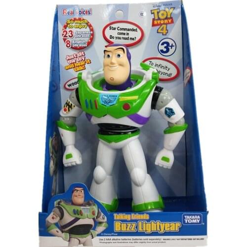 Hasbro Toy Story 4 Buzz Lightyear Talking Friends 23 Japanese 8 English Anime Dolls Toys PVC Action Figure Model Toy Kids Gift