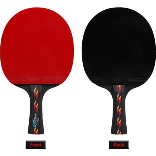 Quality Ping Pong Paddle Table Tennis Racket Long Handle Ping Pong Bat Ping Pong Racket Set Training Accessories Racquet Bundle