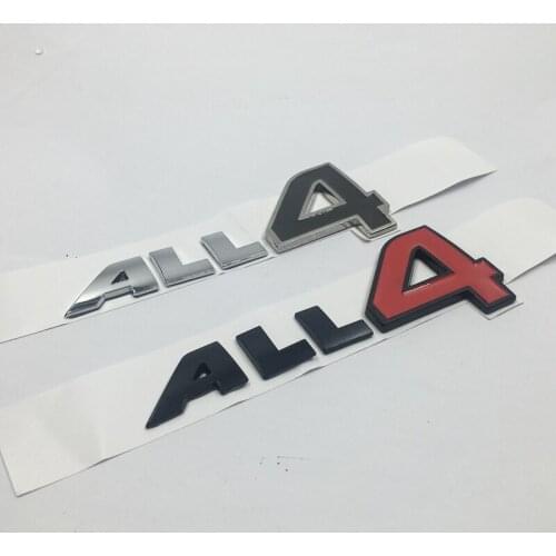 For MINI Cooper S Countryman Paceman All4 Emblem Metal Letters Door Fender Side Logo Badge Nameplate All 4
