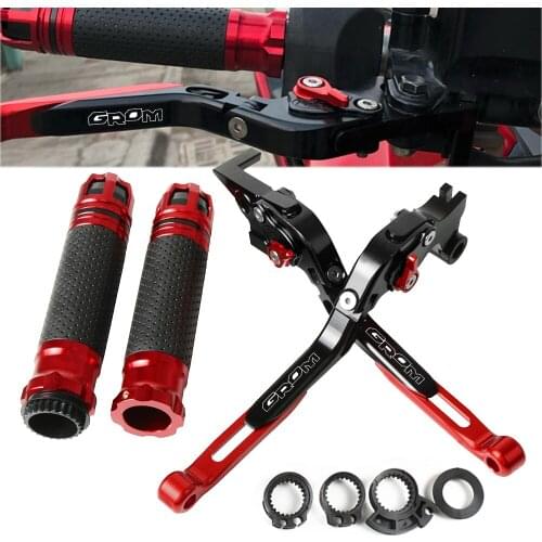 Motorcycle Accessories Brake Clutch Levers Handlebar grip Handle Hand Grips For Honda GROM/MSX125 GROM 2014 2015 2016 2017