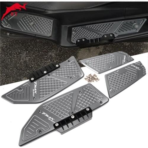 Motorcycle TMAX 530 High quality Footrest Foot Pads Pedal Plate Pedals For Yamaha Tmax T-MAX 530 DX SX 2017-2019 Accessories