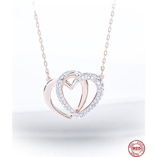 2020 Fashion Charm Sterling Silver Original 1:1 Copy, Dreamy Elegant Snowflake Shape Wild Necklace Female Luxury Jewelry Gifts